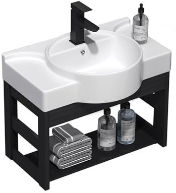 BRCYKRWY Kleines Eckwaschbecken Zur Wandmontage Hänge Waschbecken Klein Gäste WC Badezimmer Mini Waschbecken Waschbecken Wandmontage Rechteckig Kompakt Für Kleine Garderobe Badezimmer