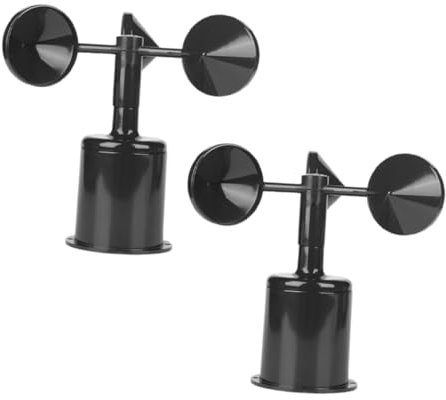 SEWOART 2 Stücke Abs Windgeschwindigkeitsmesser Gehäuse Windrichtungsanzeiger Abdeckung Teil Für Anemometer Zubehör