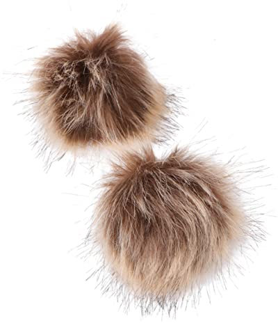 SHERCHPRY 2stücke Plüschball Stoffdekoration Damenschmuck Schuhdekor Dekoball Künstlicher Schmuck Für Kleidung Geschenkidee