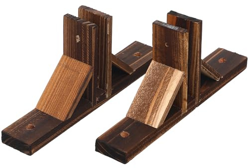TOYANDONA 2pièces Support De Base Bois Pour Clôture De Jardin Résistant Et Lisse Accessoires De Bordure Extérieure Pour Cour Et Terrasse