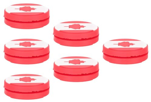 FUNOMOCYA 6 Pezzi Ammortizzatori Tennis Antivibrazione in Silicone con Bandiera Nazionale Smorzatori Leggeri e Facili da Installare per Racchette da Tennis Assorbimento Urti e Controllo
