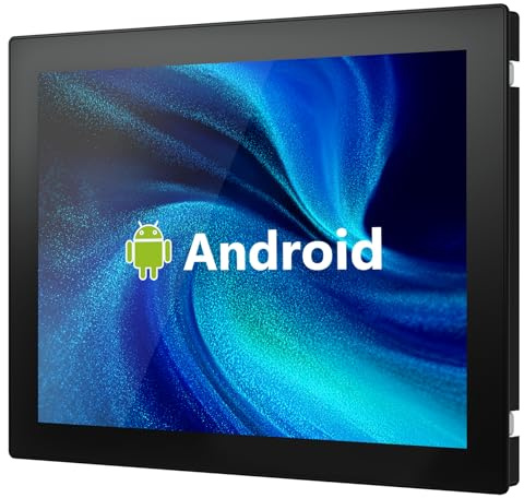 NORQIN PC Panel Tactile Industriel Intégré Interactif 17 Pouces Android 11,Tablette Multi-Tactile Capacitive avec Écran Avant IP65,WiFi & BT,Ports HDMI/USB pour Bornes et Usines(4GB RAM,32GB SSD)
