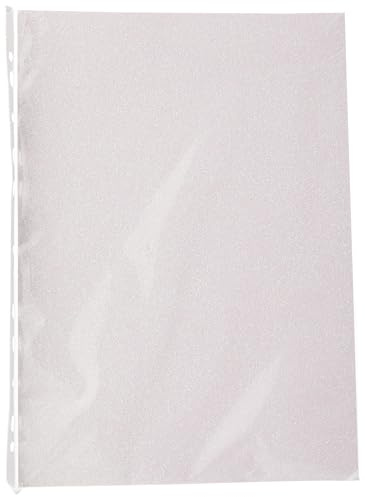 Italian Options 250 g/m² fusselfreies Glitzer-Karton-Bastelpapier, 10 Blatt, A4-Größe, weiß schillernd
