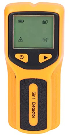 Stud Finder Wall Scanner, 5 in 1 Electronic Stud Sensor Wall Scanner Beam Finders Wall Detector Edge Center Finding with LCD Display, for Wood Metal Studs Cable Joist Detection