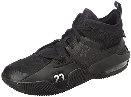 Nike Air Jordan Stay Loyal 2 Herren Basketball Trainers DQ8401 Sneakers Schuhe (UK 10 US 11 EU 45, Black metallic Silver 001)