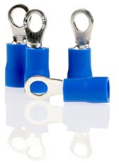 Ring-Kabelschuhe blau 4,3mm 10St.