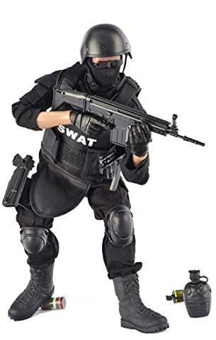 Scakbyer 30.5 cm Actionfiguren Militär Set, Maßstab 1/6 Actionfiguren Set mit Waffen und Zubehör - NB06 - Navy Seal Soldat - A