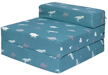 Ready Steady Bed Klappbares Kinder Schlafsofa für Kinder | Einzelner klappbarer Schlafsessel für Kinder | Bequeme Kinderzimmermöbel für Wohnzimmer und Spielzimmer (Rex)