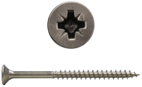 Spanplattenschrauben 5,0x120 Edelstahl V2A - 100 Stk. - Antrieb: PZ