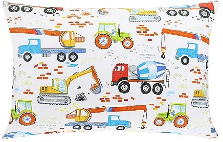 Babybett Kissen mit Kissenbezug - 33 x 45 cm Kinderbett Kissen, Super Soft-Bequeme Babykissen für Kinderbett,Perfekt für Reisen