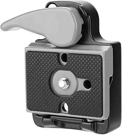 Cyrank Cámara Videocámara Trípode Monopié Rótula De Bola Aleación De Aluminio Placa Adaptadora De Abrazadera De Liberación Rápida para Cámara DSLR Trípode Monopié Estabilizador Rótula De Bola