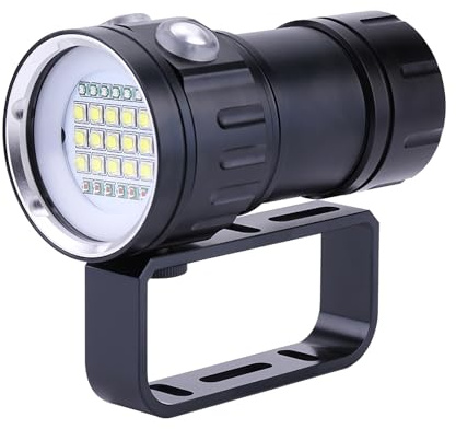 Diving Knives Divg 20×15×8 Ipx8 18000Lm 500M Flashlight Waterproof Light Underwater Outdoor Camp
