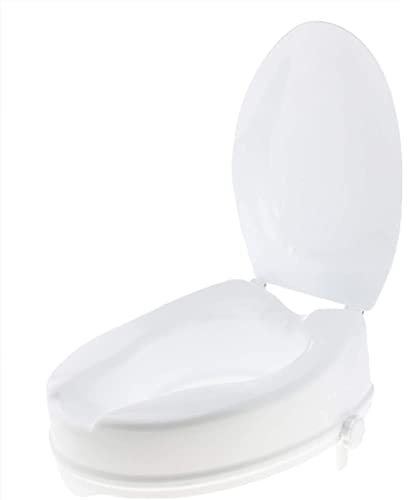 Erhöhter Toilettensitz, erhöhter Toilettensitz, 2 Zoll, 4 Zoll oder 6 Zoll hoch, erhöhter Toilettensitz, lässt Sich an Toiletten befestigen, für ältere Menschen, Schwangere Frauen, Behinderte und be