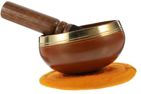 BESTonZON 1satz Tibetisches Klangschalen Meditation Handgefertigte Klangschale Nepal Mallet Und Kissen Für Entspannung Und