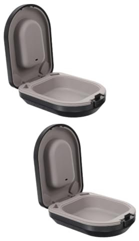 Ipetboom 2pcs Hearing Aid Holder Portable Protection Box for Hearing Aid Storage for Travel Drying Box Alternative for Camping and Outdoor Use