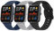 Mugust 3 Pezzi Cinturino per Amazfit GTS 2 Mini/Amazfit GTS 2/Amazfit GTS, 20mm Cinturino in Silicone per Amazfit Bip/Bip U/Bip Lite/Bip S/Bip 3/GTS 2e/GTS 3/GTS 4/GTS 4 Mini/GTR 42mm (DPack)
