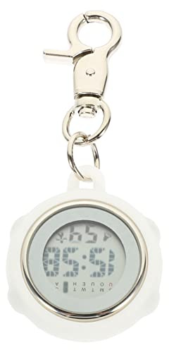 CALLARON Digital Nurse Pocket Watch with Key Buckle Lightweight Hanging Watch for Medical Professionals Durable Design for Nurses for Nurse Day and Birthdays