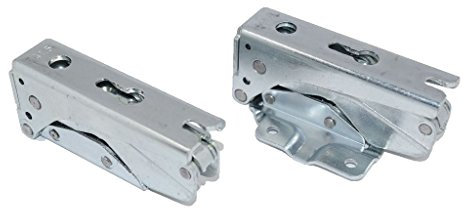 Yourspares Fridge Freezer Integrated Door Hinge Set Left Right Pair Fits Beko BL77 and Universal