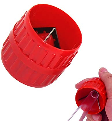 WACH AUF Universal Pipe Reamer Deburring Tool Acrylic Tubing Chamfer Tool Inner Outer Reamer 5-38MM Plumbing Tools RCT-208 Red