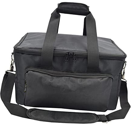 Perfeclan Gepolsterte Druckertragetasche/Staubschutz mit Schulterzubehör Tragbare Aufbewahrungstasche/Nur für, Reisen, Geschäft, Mobile Druckertasche