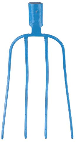 Bauster® Heugabel, Gabel für Garten ohne Stiel Forke für Stall, Bauernhof hochwertigem Stahl, Dunggabel, Spatengabel, Robust Mistgabel für den Gärtner und Landwirt, Drahtgabel (4 Zinken)