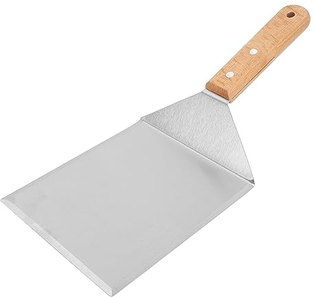 Spatola per Pizza PenRux, Paletta in Acciaio Inossidabile con Manico in Legno, Spatola per Servire Torte e Cibi, Utensile