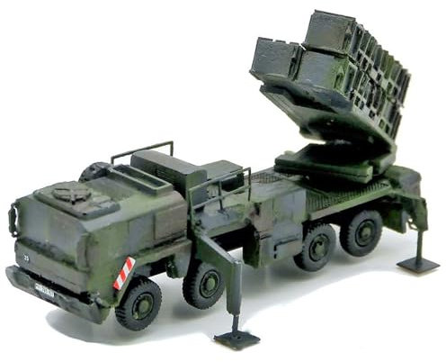 FMOCHANGMDP Modellbausatz Tankmodell Plastik Modelle, German Patriot Abschussrampe Auf 15t mil gl Br A1 im Maßstab 1/35,12.2 x 3.6Inchs