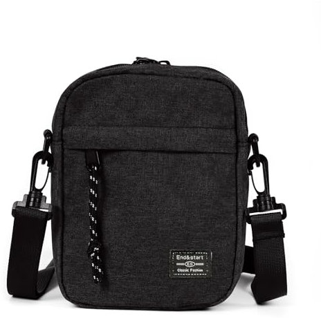 TANTOMI Umhängetasche Klein Schultertasche Wasserdichte Herren Crossbody Bag aus Polyester, Geeignet für Outdoor-Sport und Wandern