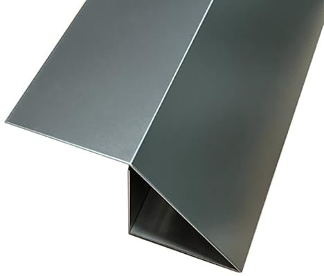Raouoae 100cm*2 Übergangsprofil Überstreifen Für Türschwellen Bodenübergangsstreifen Höhenausgleich 1cm/2cm/3cm/4cm/5cm Abdeckleisten Übergangsschiene(Grau,Breite: 10 mm)