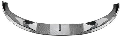 MUGONGWEI Auto Frontspoiler für BMW 5 Series E60 E61 2005-2010, Frontstoßstange Lippe Sport-Performance, Lippen Flügel Exterieur Zubehör Frontstoßstange Splitter zubehör,Carbon Look
