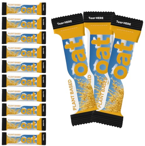 100 X 10ml UHT Dairy-Free Oat Sachet Dairy-Free Portions – Vegan, Long-Life, Non-Dairy Alternative – Ideal for Travel, Hotels, Airbnbs, Offices & Holiday Hosts