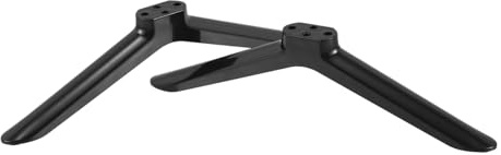 FELTECHELECTR 2pcs Modern Tv Base Stand Legs for Tvs Plastic Riser Stand for Office Living Bedroom