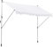 DecHome - Tenda da Sole da Esterno a Bracci Avvolgibile 300x150 cm per Porta colore Bianco- 840183GT
