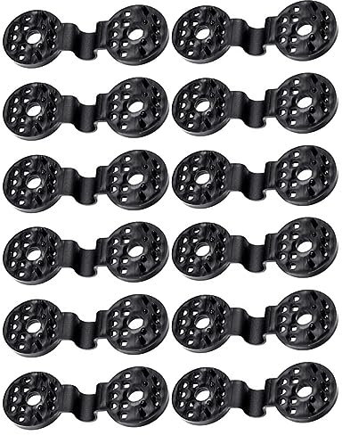 HIAKDOFT Lot de 50 Clips en Plastique Antidérapants pour Toile D’ombrage Et Filet Agricole, Fixation Réutilisable pour Jardin, Serrage Et Parasol, Protection Le Vent, Installation Facile