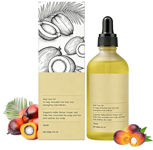 Aceite Batana Orgánico para Cabello Sano, Aceite Batana para el Crecimiento del Cabello, Promueve el Bienestar del Cabello para Hombres y Mujeres, 60ML