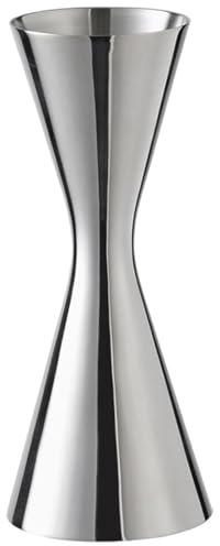 Jigger pour barman Jigger à cocktail en acier inoxydable de 1 oz/2 oz avec balance intégrée Double tête tasse à mesurer brillante pour cocktail accessoires de barman pour la cuisine