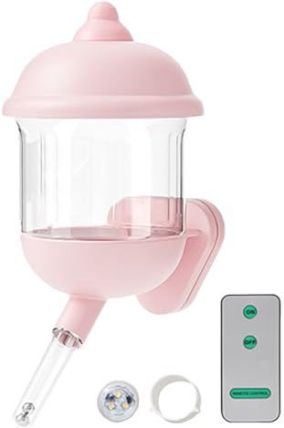 Compact Creature Hydration Vessel - 170ml Magnetized Spill-Proof Sipper, Drip-Free Pocket Pet Beverage Container Including Distant Illumination, Enclosure Affixed Liquid Distributor | Hamster Weasel G