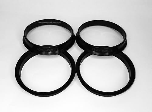 Centradores 4 LLANTA 64-60.1 Aros para Llantas ASA ARTEC BORBET BSA ICW RH SMOOR
