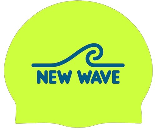 New Wave Swim Cap - Silicone (Fluo Green)