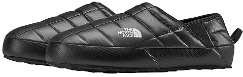 The North Face Men's Thermoball Traction Mule V Winter Shoe - Insulated & Water Repellent, Rubber Outsole, TNF Black/TNF White, 12