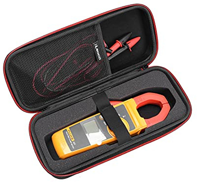 RLSOCO Fodral för KAIWEETS HT208D & för FL376/Fluke 376/375/374/373/902 & för PeakTech 1670/1615/1625/4350 & för UNI-T UT201 & för VolTCRAFT VC-750 E klämma Amperemetrisk (Endast fodral)