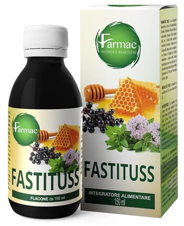 CISBANI PHARMA Sciroppo tosse secca e grassa e mal di gola a base di Sambuco, Miele, Propoli, Timo ed Elicrisio - Emolliente e lenitivo - Flacone 150 ml, per Adulti e Bambini