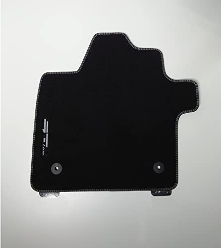 Kia EV6 GT Line Fußmatten-Set vorne aus Premium-Teppich, Farbe Schwarz mit Logo GT Line, Original CV143ADE00GL DE BONA MOTORS