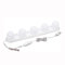 Tiardey LED Luci per specchietto da toeletta USB Dimmerabile 3 Colori 10 Livelli di luminosità con 5 lampadine Cavo USB Lungo 7,55 Piedi per Trucco Fai da Te Lampade per specchi da Bagno