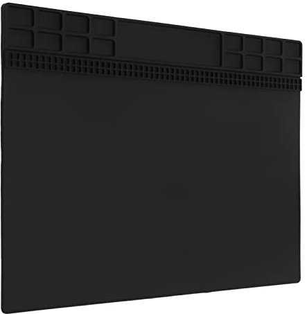 Silikon-Lötstationsmatte, Hitzebeständige Elektronik-Reparaturmatte, Thermische Anti-Rutsch-Isolierung, Silikon-Pad Zum Löten, Handy-Elektronik-Reparatur, Schwarz
