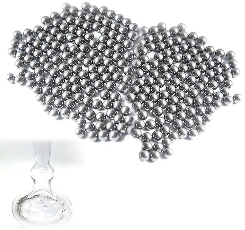 Edelstahl Perlen Zum Reinigen, Reinigen Perlen für Dekanter, Reinigungsperlen Aus Edelstahl, für Dekanter Vase Flaschen Karaffen Reinigen, 1000 Stück(3mm)