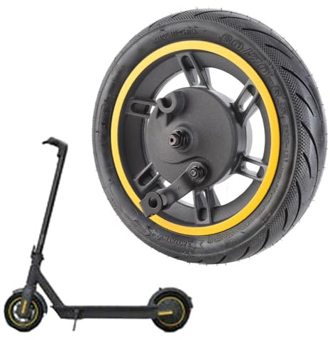max g30d vorderrad,G30D Vorderrad, E Scooter Rad, Vorderradnabe Mit Reifen, 10 Zoll 60/70-6,5 Scooter Vorderrad Vollgummireifen Mit Reifen Ersatz Für 9 G30 Elektroroller