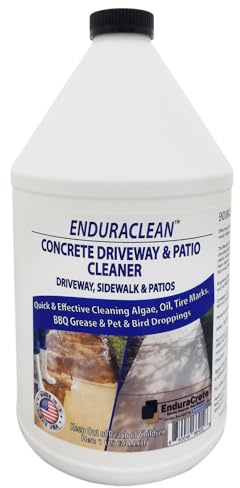 Marblelife EnduraCLEAN Concrete Cleaner for Driveways, Sidewalks & Patios, Powerful Concrete Sidewalk Cleaner, Effective Driveway Oil Stain Remover, Safe for Plants Patio Cleaner, Ready-To-Use, 128 oz