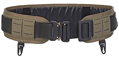 Tactical Belt Security Militär Gürtel mit Schnellverschluss Metallschnalle, Herren Schwerlast Militär Nylon Web Gürtel Molle für Draussen Sportarten Camping