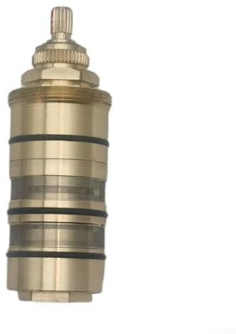 EXTRWORY Brass130156 Cartouche thermostatique de rechange pour mitigeur de douche, tige de valve, kit de réparation de valve thermostatique chaud et froid noyau de valve H7